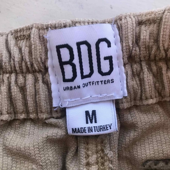 BDG Light Brown Corduroy Micro Mini Skirt Women Size Medium 28 Inch Waist - Picture 6 of 6
